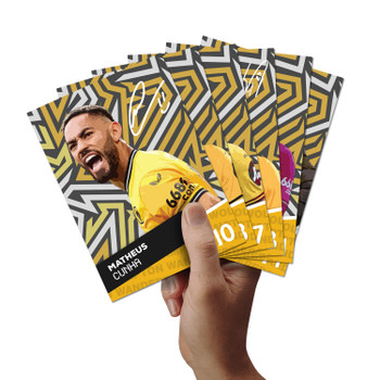 Wolverhampton Wanderers Players SIGNED A6 Poster Pack - 6 Autographed Poster Print Cards (Cunha, Gomez, Neto, Ait-Nouri, Sa, Pereira) Wolverhampton Wanderers Players SIGNED A6 Poster Pack - 6 Autographed Poster Print Cards (Cunha, Gomez, Neto, Ait-Nouri, Sa, Pereira)
