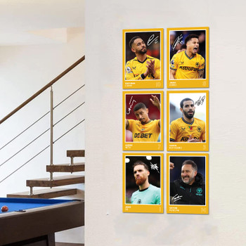 Wolverhampton Wanderers Players SIGNED A6 Poster Pack 2 - 6 Autographed Poster Print Cards (Cunha, Gomez, Neto, Ait-Nouri, Sa, Pereira) Wolverhampton Wanderers Players SIGNED A6 Poster Pack 2 - 6 Autographed Poster Print Cards (Cunha, Gomez, Neto, Ait-Nouri, Sa, Pereira)