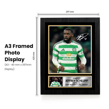 Jeffrey Schlupp Signed Autograph Poster Print – Crystal Palace FC Wall Art – Gift for Football Fans