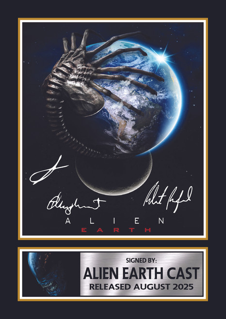 Alien Earth printed autograph poster print