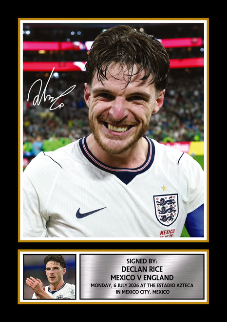 Declan Rice England Poster Print