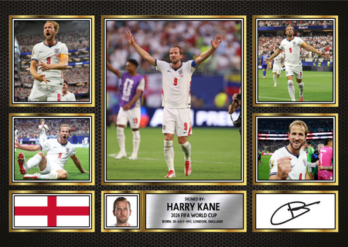 Harry Kane England Football Poster Print