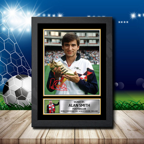Alan Smith Action Shot Edition printed autograph poster print - view 2