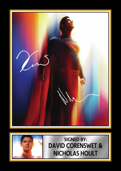Superman (2025) printed signature poster