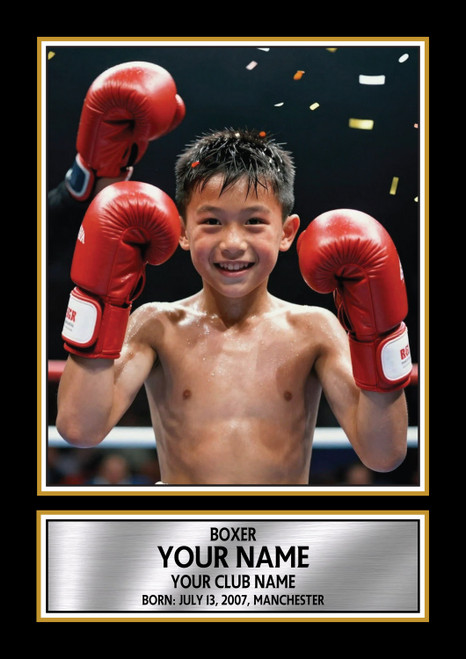 Personalised Boxing Poster IMAGE1