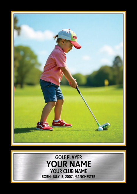 Personalised Golf Poster IMAGE1