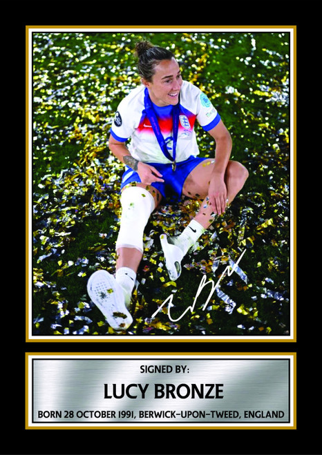 Lucy Bronze England Lionesses poster print