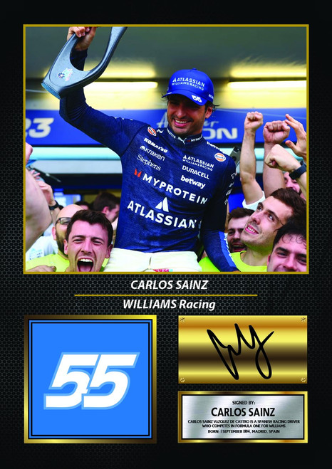 Carlos Sainz icon poster 0