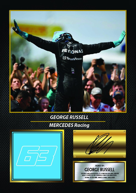 George Russell icon poster 0