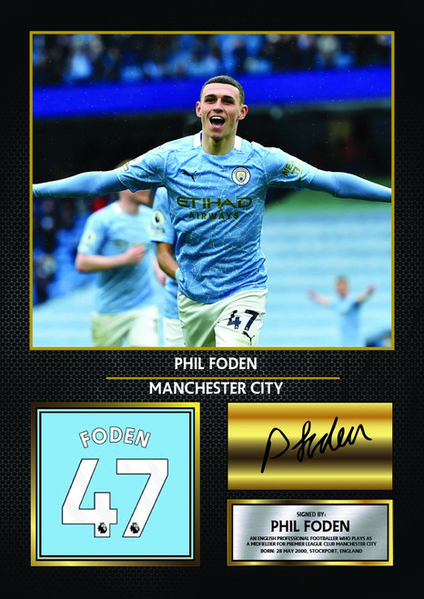 Phil Foden Man City icon poster 0