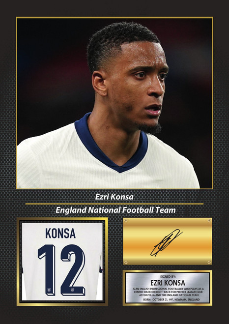 Ezri Konsa England World Cup 2026 Poster Print