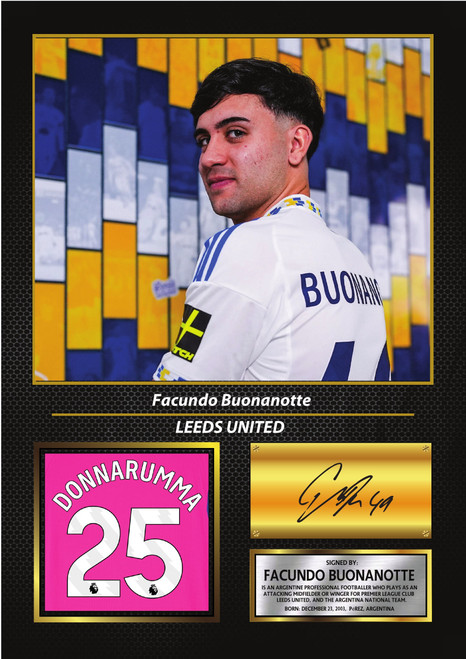Facundo Buonanotte Leeds United Poster Print