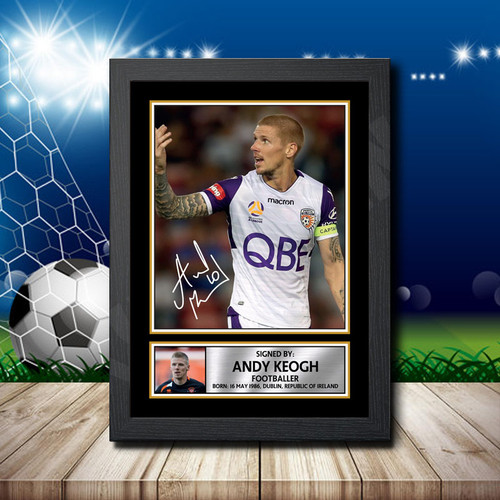 Andy Keogh printed autograph poster print
