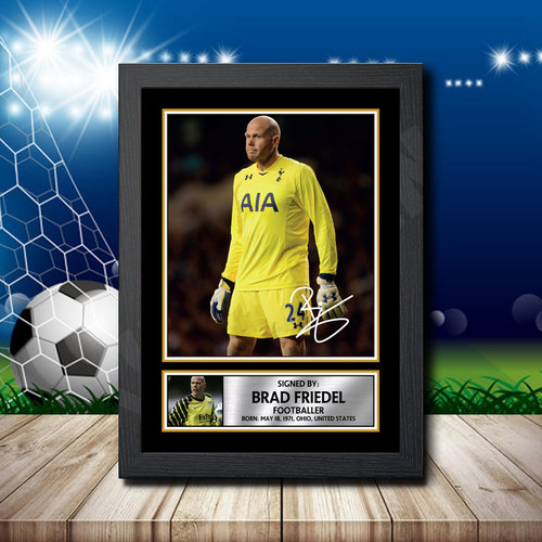 Brad Friedel printed autograph poster print - view 2