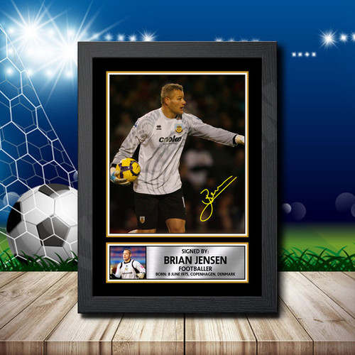 Brian Jensen Action Shot Edition printed autograph poster print