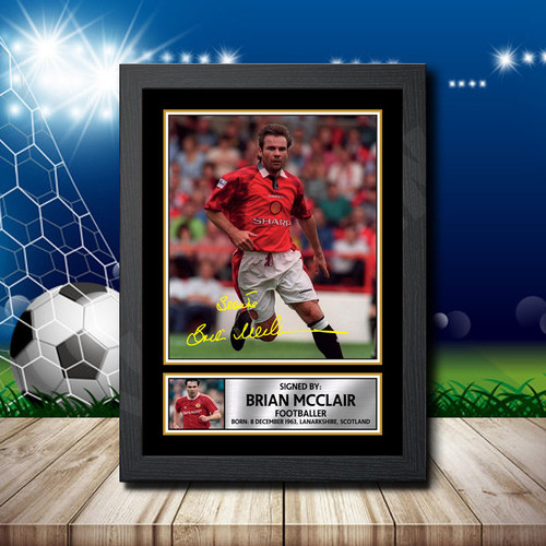 Brian Mcclair printed autograph poster print