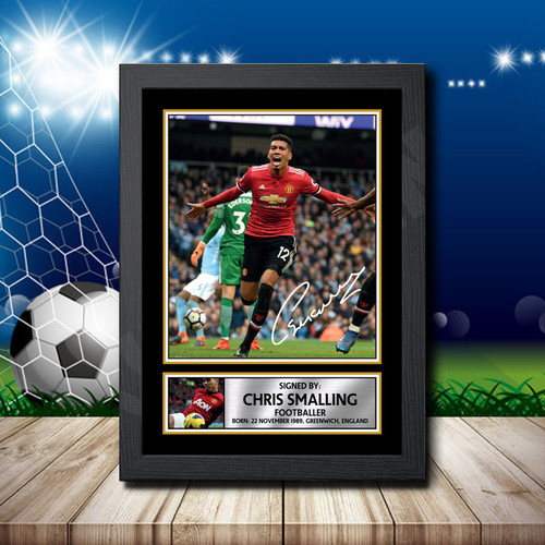 Chris Smalling printed autograph poster print - view 2