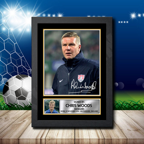 Chris Woods 2 printed autograph poster print