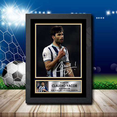 Claudio Yacob printed autograph poster print - view 2