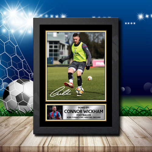 Connor Wickham Action Shot Edition printed autograph poster print