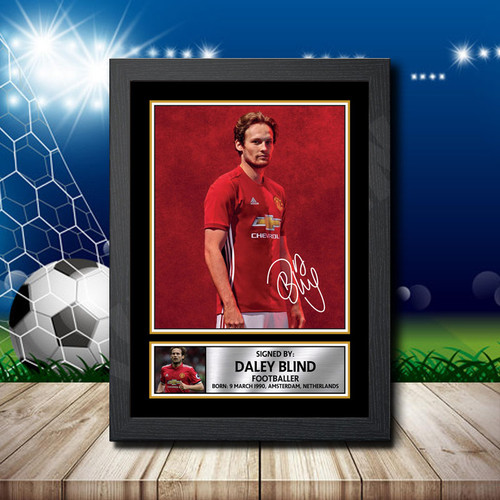 Daley Blind printed autograph poster print - view 2