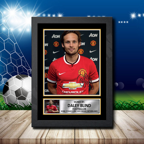Daley Blind printed autograph poster print - view 2