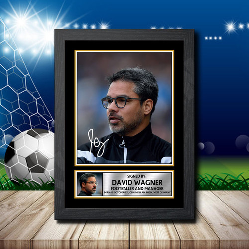 David Wagner printed autograph poster print - view 2