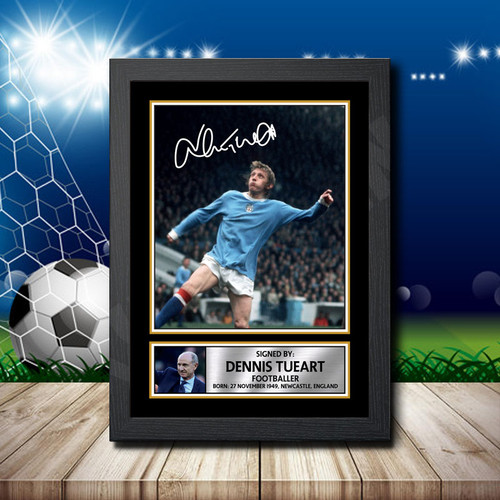 Dennis Tueart printed autograph poster print - view 2