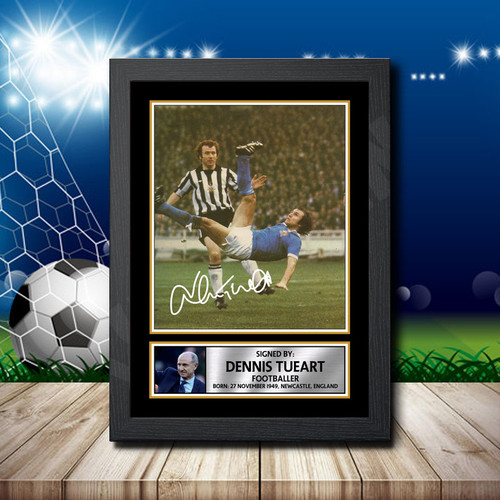 Dennis Tueart printed autograph poster print