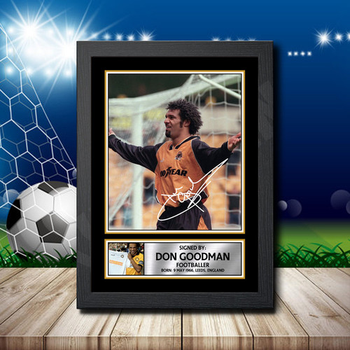 Don Goodman printed autograph poster print - view 2