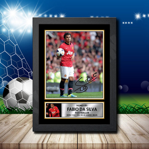 Fabio Da Silva printed autograph poster print