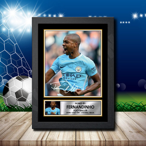 Fernandinho Portrait Edition printed autograph poster print