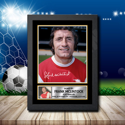 Frank Mclintock Action Shot Edition printed autograph poster print - view 2