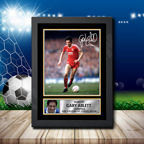 Gary Ablett Portrait Edition printed autograph poster print - view 2