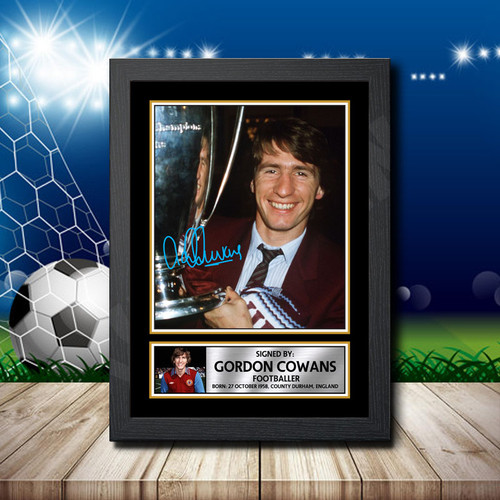 Gordon Cowans printed autograph poster print - view 2