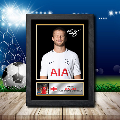 Eric Dier printed autograph poster print