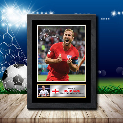Harry Kane Edition 5 printed autograph poster print