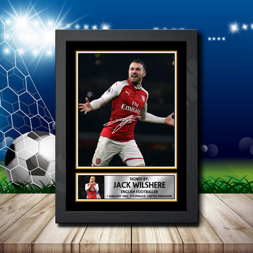 Jack Wilshere printed autograph poster print - view 2