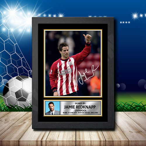 Jamie Redknapp printed autograph poster print