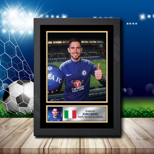 Jeorginho Silver printed autograph poster print