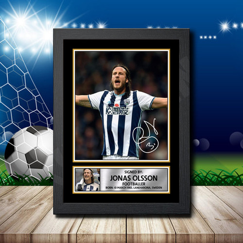 Jonas Olsson printed autograph poster print