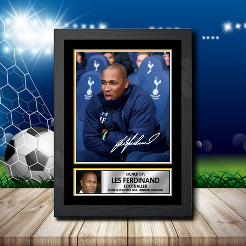 Les Ferdinand printed autograph poster print