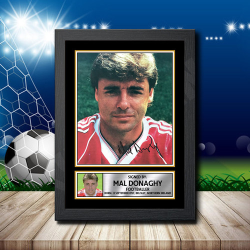 Mal Donaghy printed autograph poster print