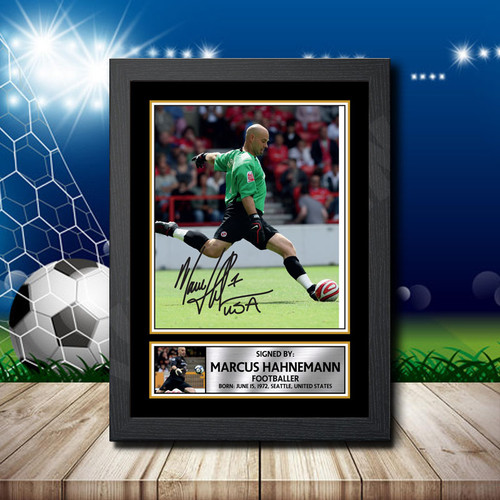 Marcus Hahnemann printed autograph poster print