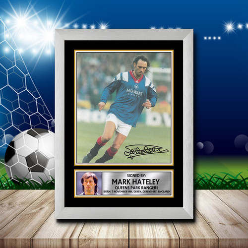 Mark Hateley printed autograph poster print - view 2