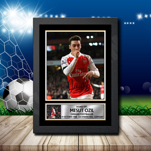 Mesut Ozil printed autograph poster print