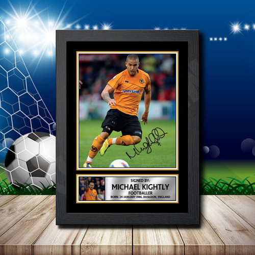 Michael Kightly 2 printed autograph poster print