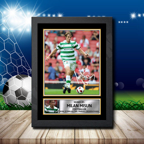 Milan Misun printed autograph poster print