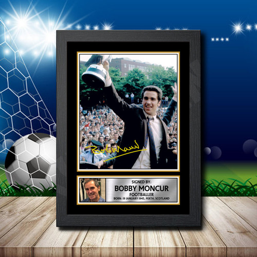 Moncur printed autograph poster print