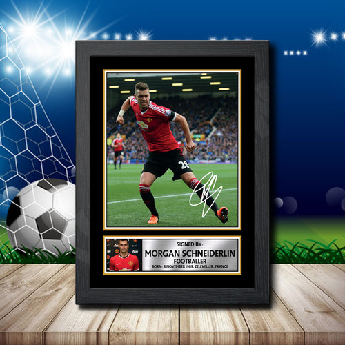 Morgan Schneiderlin printed autograph poster print